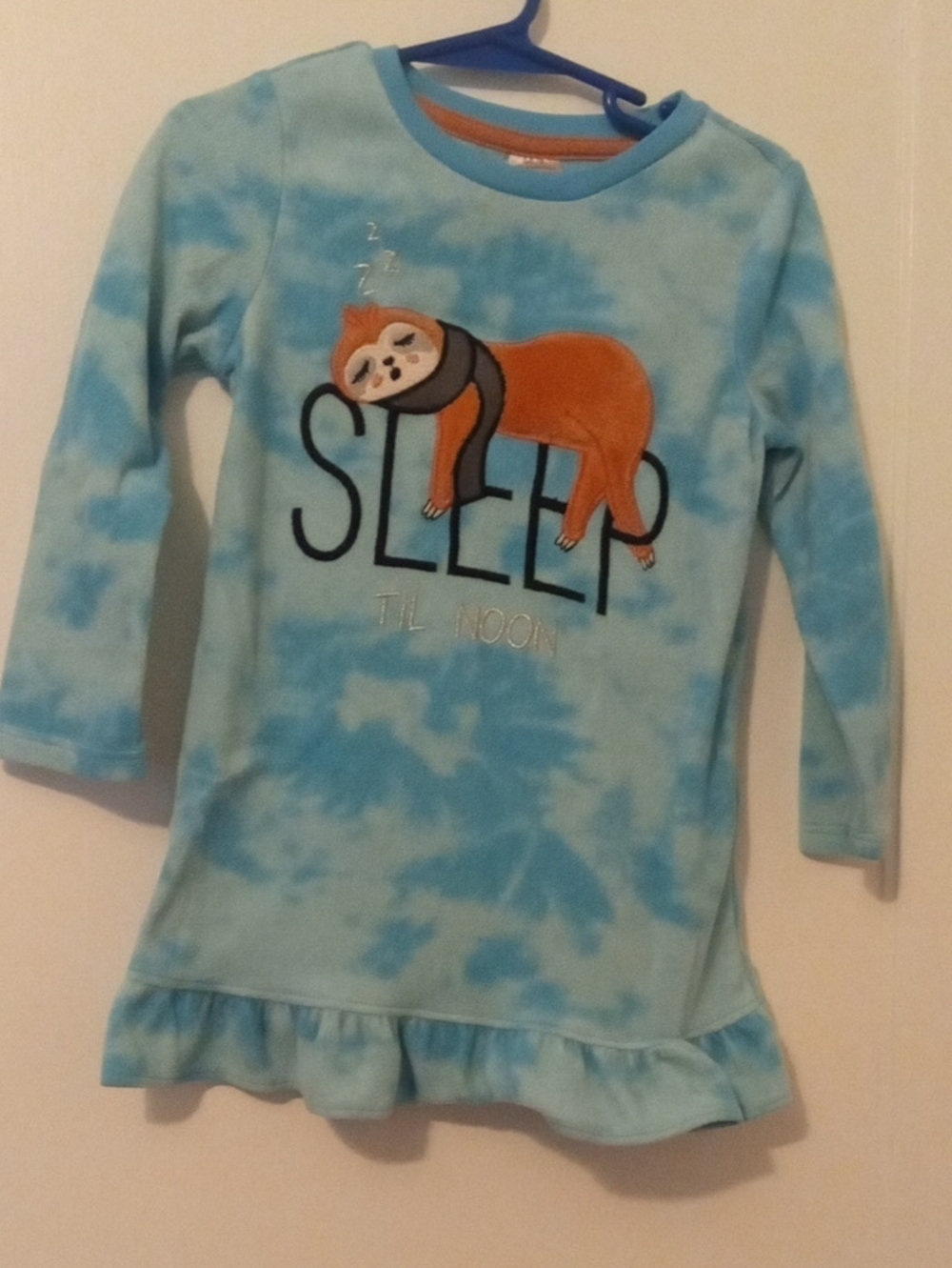 girl 3t nightgown, light blue